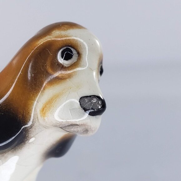 Hagen Renaker Mini Bassett Hound Papa Miniature Figurine - Picture 6 of 8